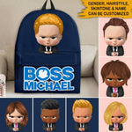 Back To School Custom All Over Print Backpack Boss Kid Personalized Gift - PERSONAL84