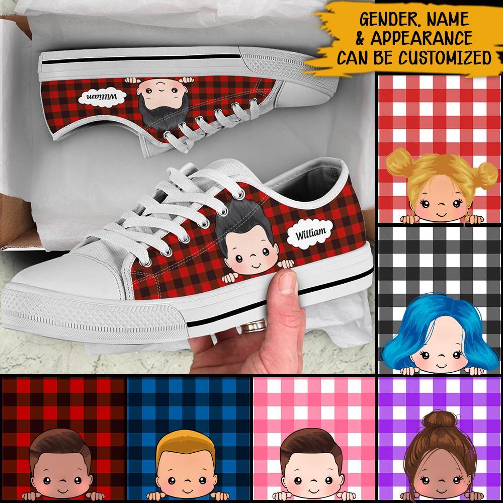 Back To School Custom Low Top Cute Kids Personalized Gift - PERSONAL84