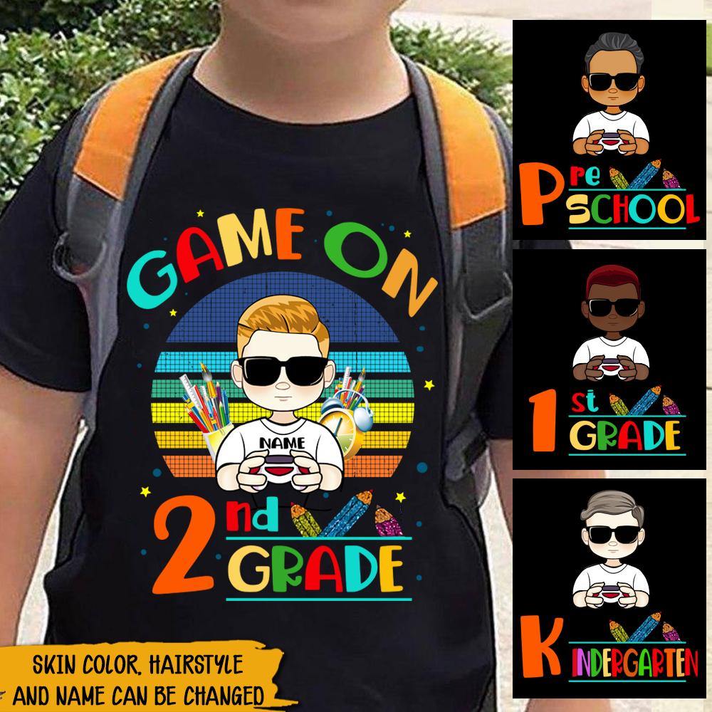 Back To School Custom T Shirt Game On Personalized Gift - PERSONAL84