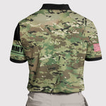 Army Veteran Custom Polo Shirt Personalized Gift