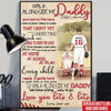 Baseball Custom Poster Walk Alongside Me Daddy Father&#39;s Day Personalized Gift - PERSONAL84