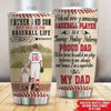Baseball Custom Tumbler Cheering Hooting Hollering Proud Dad Best Friend Father&#39;s Day Personalized Gift - PERSONAL84