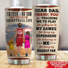 Basketball Custom Tumbler Best Friends For Basketball Life Father&#39;s Day Personalized Gift - PERSONAL84