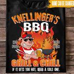 BBQ Custom T Shirt If It's Get Too Hot Grab A Beer Personalized Gift - PERSONAL84