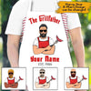 BBQ Father&#39;s Day Custom Apron The Grillfather Personalized Gift - PERSONAL84