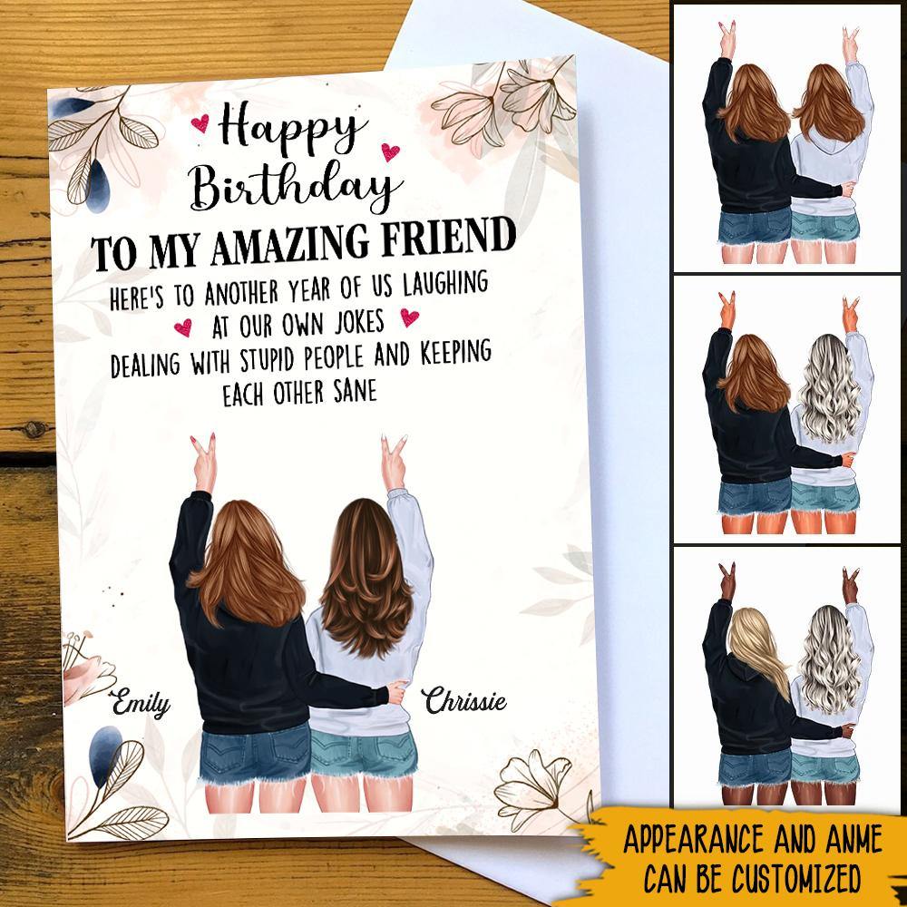 Friends Day Gift Card Template. Hand-drawn Design For Greeting Card Royalty  Free SVG, Cliparts, Vectors, and Stock Illustration. Image 42653257.