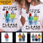 Best Friend Custom Matching Shirt She's My Sister Personalized Gift - PERSONAL84