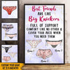 Best Friends Custom Poster Wall Decor Gift Best Friends Are Like Big Knickers Personalized Gift - PERSONAL84