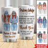 Best Friends Custom Tumbler Friendship Is Like Pissing In Pants Personalized Gift - PERSONAL84