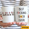 Bestie Custom Mug Best Fucking Friend Ever Funny Penis Personalized Gift - PERSONAL84