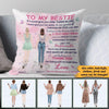 Bestie Custom Pillow A Truly Great Friend You Are Irreplaceable Personalized Gift - PERSONAL84