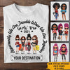 Bestie Custom Shirt Appearantly We&#39;re Trouble When We&#39;re Together Girl&#39;s Trip Personalized Best Friend Gift - PERSONAL84