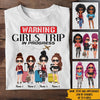 Bestie Custom Shirt Warning Girl&#39;s Trip In Progress Personalized Best Friend Gift - PERSONAL84