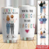 Bestie Custom Tumbler I&#39;ll Be There For You Rachel To My Monica Friends Personalized Gift - PERSONAL84