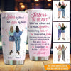 Bestie Custom Tumbler Not Sister by Blood But Sister By Heart Personalized Gift - PERSONAL84
