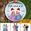 Besties Christmas Custom Ornament Friends Personalized Gift For Best Friend - PERSONAL84