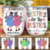 BFF Custom Wine Tumbler Besties For The Resties Personalized Gift - PERSONAL84