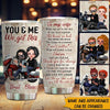 Biker Couple Custom Tumbler To My Wife You And Me We Got This Personalized Gift For Wife - PERSONAL84