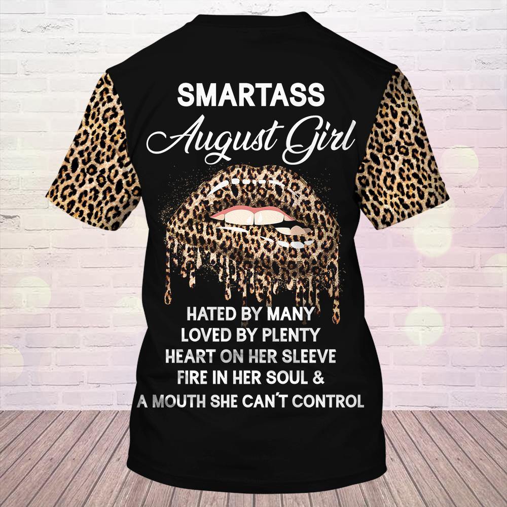 Birthday Girl Custom All Over Printed Shirt Smartass Birthday Girl A Mouth She Can't Control Personalized Gift - PERSONAL84