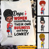 Black Bussiness Girl Custom Shirt Dope Women Specialize In Minding Their Own Business And Being Lowkey Personalized Gift - PERSONAL84