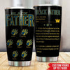 Black Father Custom Tumbler Definition Personalized Gift - PERSONAL84