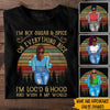 Black Girl Custom Shirt I&#39;m Loc&#39;d And Hood And Wish A MF Would Personalized Africa American Woman Gift - PERSONAL84