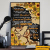 Black Mom Custom Poster Personalized To My Daughter Never Feel That You Are Alone Gift - PERSONAL84