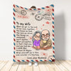 Couple Custom Blanket When We Get To The End Of Our Lives Together Personalized Gift For Him Her
