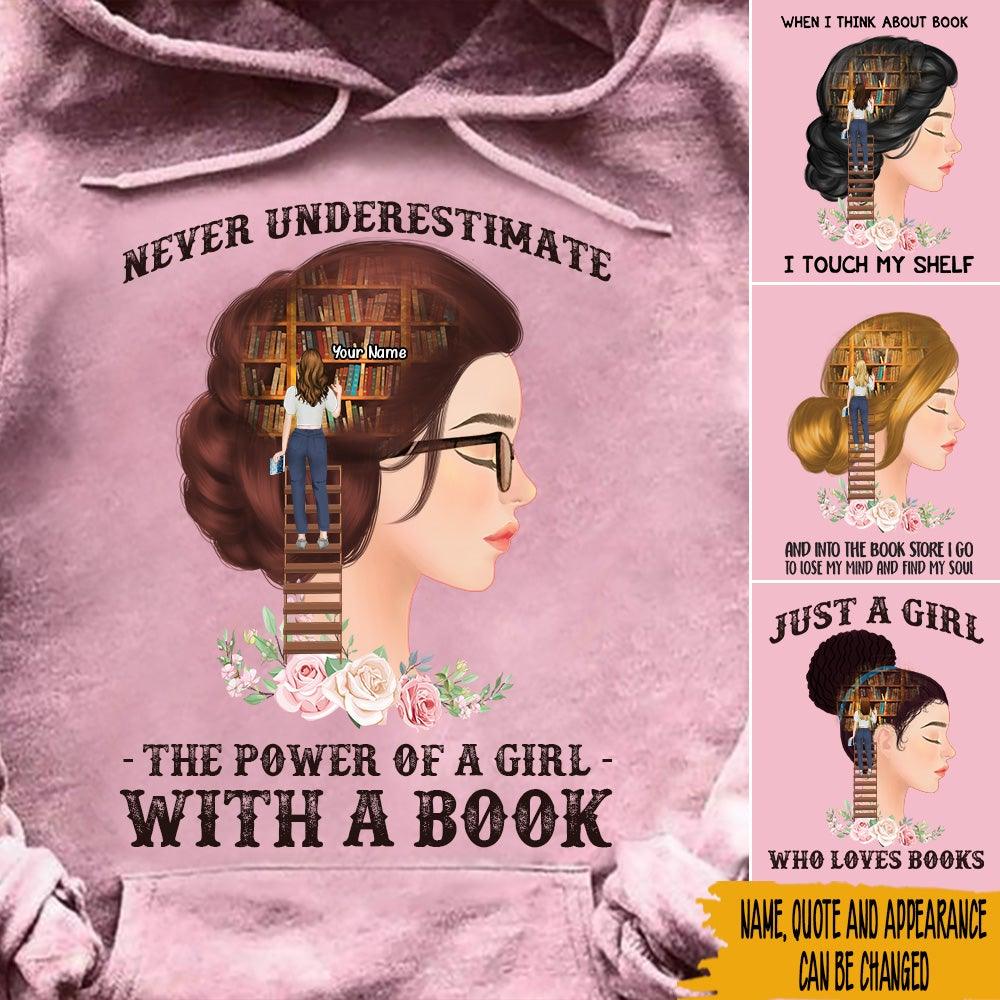 Book Lover Custom Shirt When I Think About Books I Touch Myself Personalized Gift Bookworm - PERSONAL84