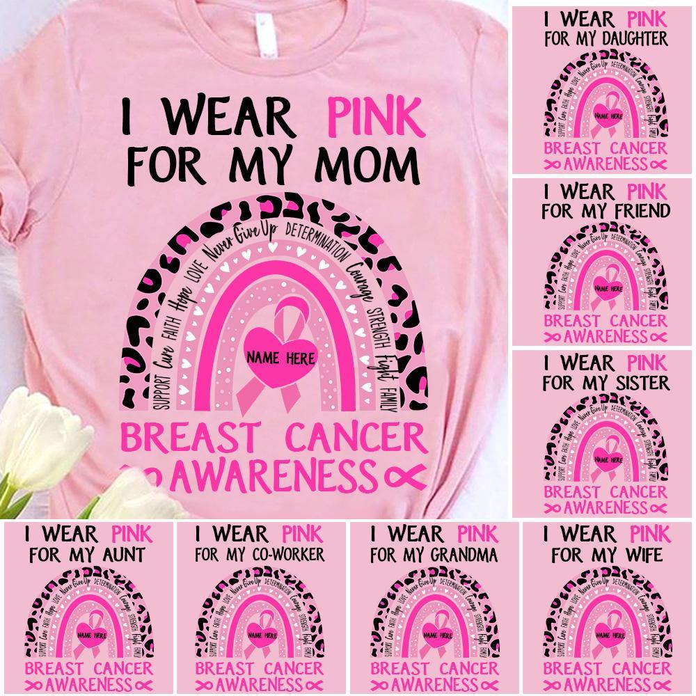  Personalized Hope Breast Cancer Jersey Shirt, Cancer