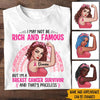 Breast Cancer Awareness Month Custom Shirt I&#39;m A Breast Cancer Survivor That&#39;s Priceless Personalized Gift - PERSONAL84