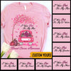 Breast Cancer Custom Shirt I Wear Pink For My Mom Grandma Sister Personalized Gift Pink Ribbon - PERSONAL84