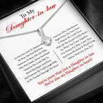 Bride Custom Alluring Beauty Necklace You're My Daughter In Heart Personalized Gift From Mother Of The Groom - PERSONAL84