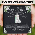 Bride Custom Allurring Beauty Necklace To Mother In Law My New Mom Personalized Gift Mother Of The Groom - PERSONAL84