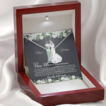 Bride Custom Necklace To My New Mom On My Wedding Day Personalized Gift For Mother Of The Groom - PERSONAL84