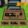 Camping Custom Doormat If the Trailer is Rockin&#39; Don&#39;t Come Knockin&#39; - PERSONAL84