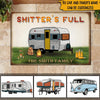 Camping Custom Doormat Shitter&#39;s Full Personalized Gift - PERSONAL84