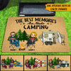 Camping Custom Doormat The Best Memories Are Made Camping Personalized Gift - PERSONAL84