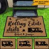 Camping Custom Doormat Welcome To Our Rolling Estate Personalized Gift - PERSONAL84