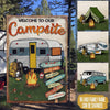 Camping Custom Garden Flag Camping Rules Personalized Gift - PERSONAL84