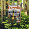 Camping Custom Garden Flag Camping Rules Personalized Gift - PERSONAL84