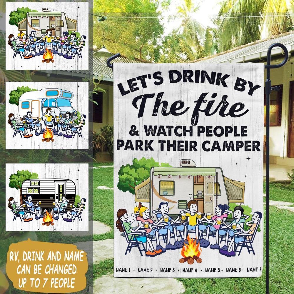 Sit By The Campfire & Watch People Park Their Campers - Gift For