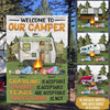Camping Custom Garden Flag Quitting Is Not Personalized Gift - PERSONAL84