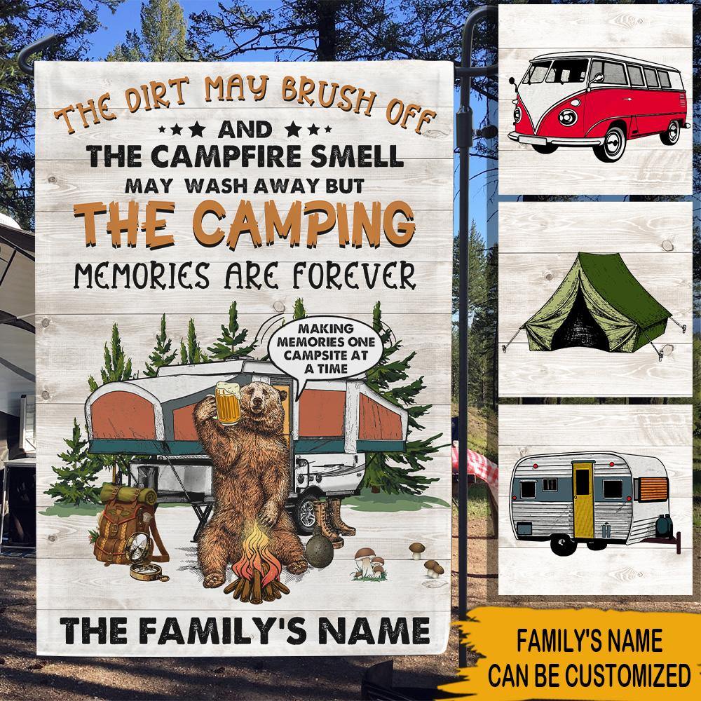 Camping Custom Garden Flag The Dirt May Brush Off Personalized Gift - PERSONAL84