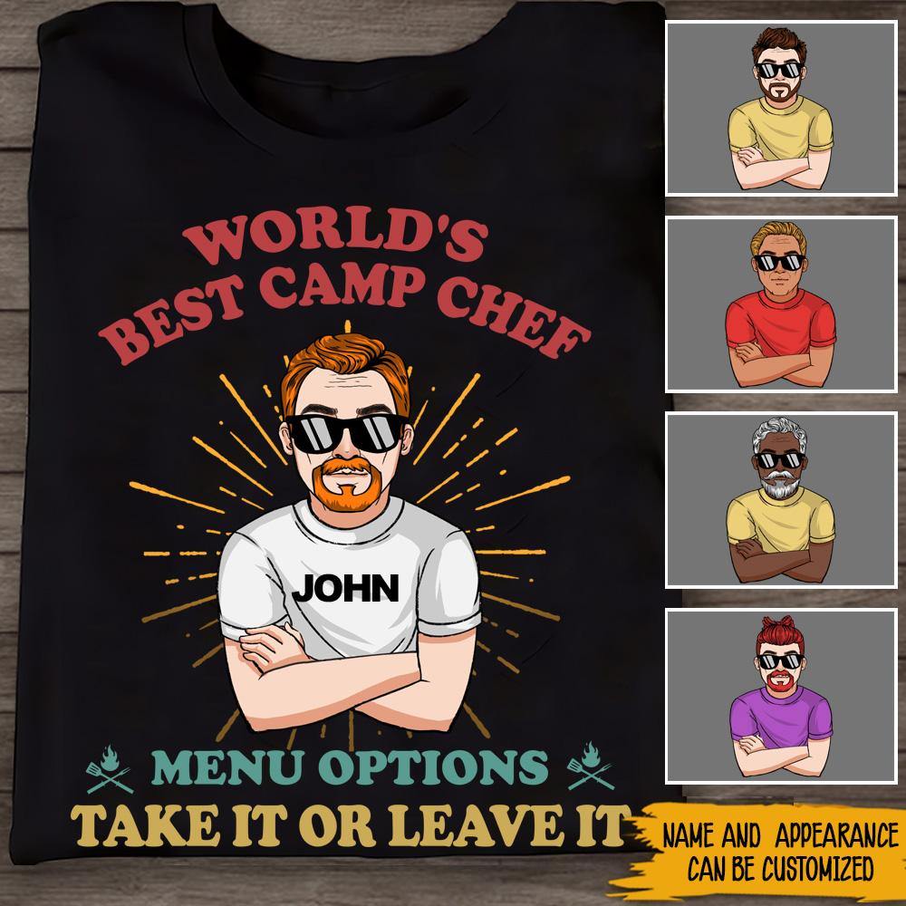 Camping Custom Shirt World's Best Camp Chef Personalized Gift - PERSONAL84