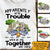 Camping Custom T Shirt We're Trouble When We're Camp Together - PERSONAL84