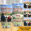 Camping Custom Tumbler The Adventures Of You And Me Personalized Valentine&#39;s Day Gift - PERSONAL84