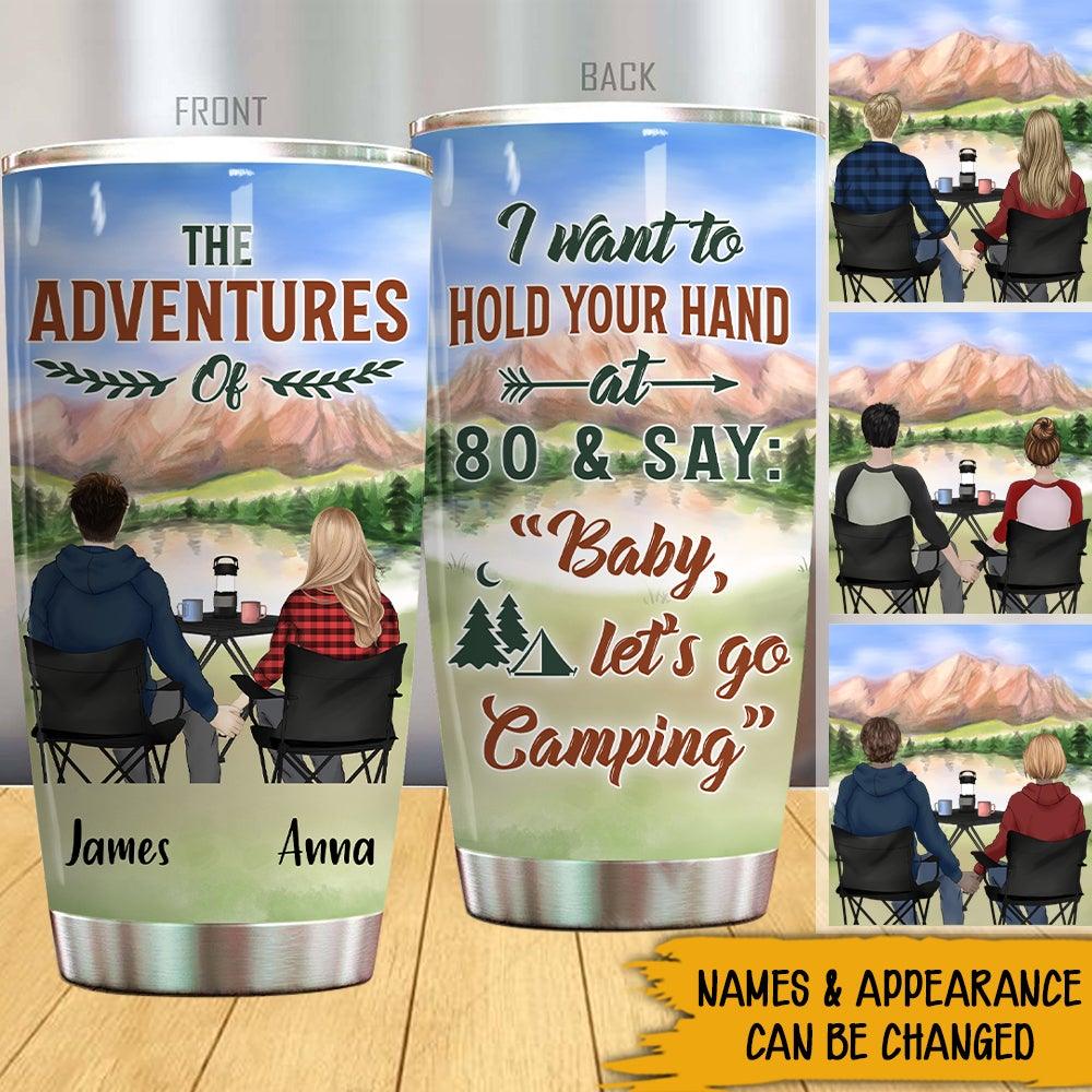 Camping Custom Tumbler The Adventures Of You And Me Personalized Valentine's Day Gift - PERSONAL84