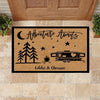 Camping Doormat Customized Name and RV Adventure Awaits - PERSONAL84