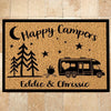 Camping Doormat Customized RV And Name Happy Campers Custom Doormat - PERSONAL84